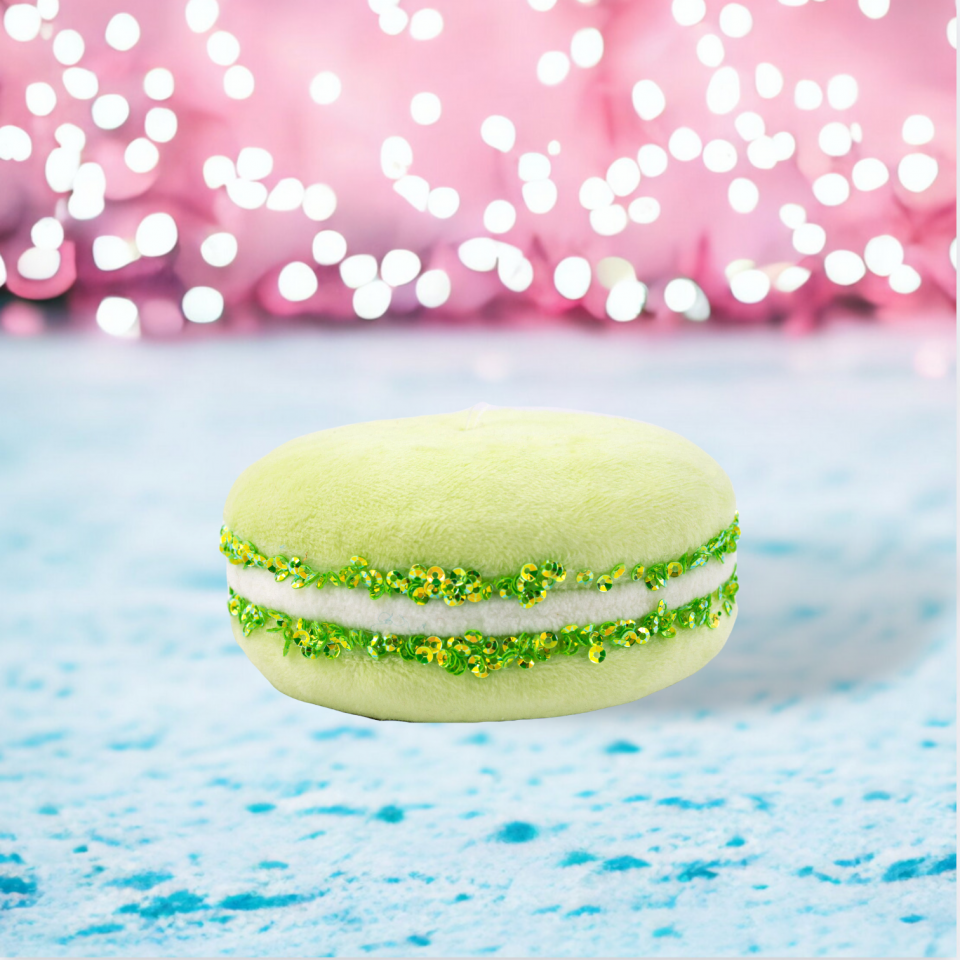4" Green Macaron Ornament