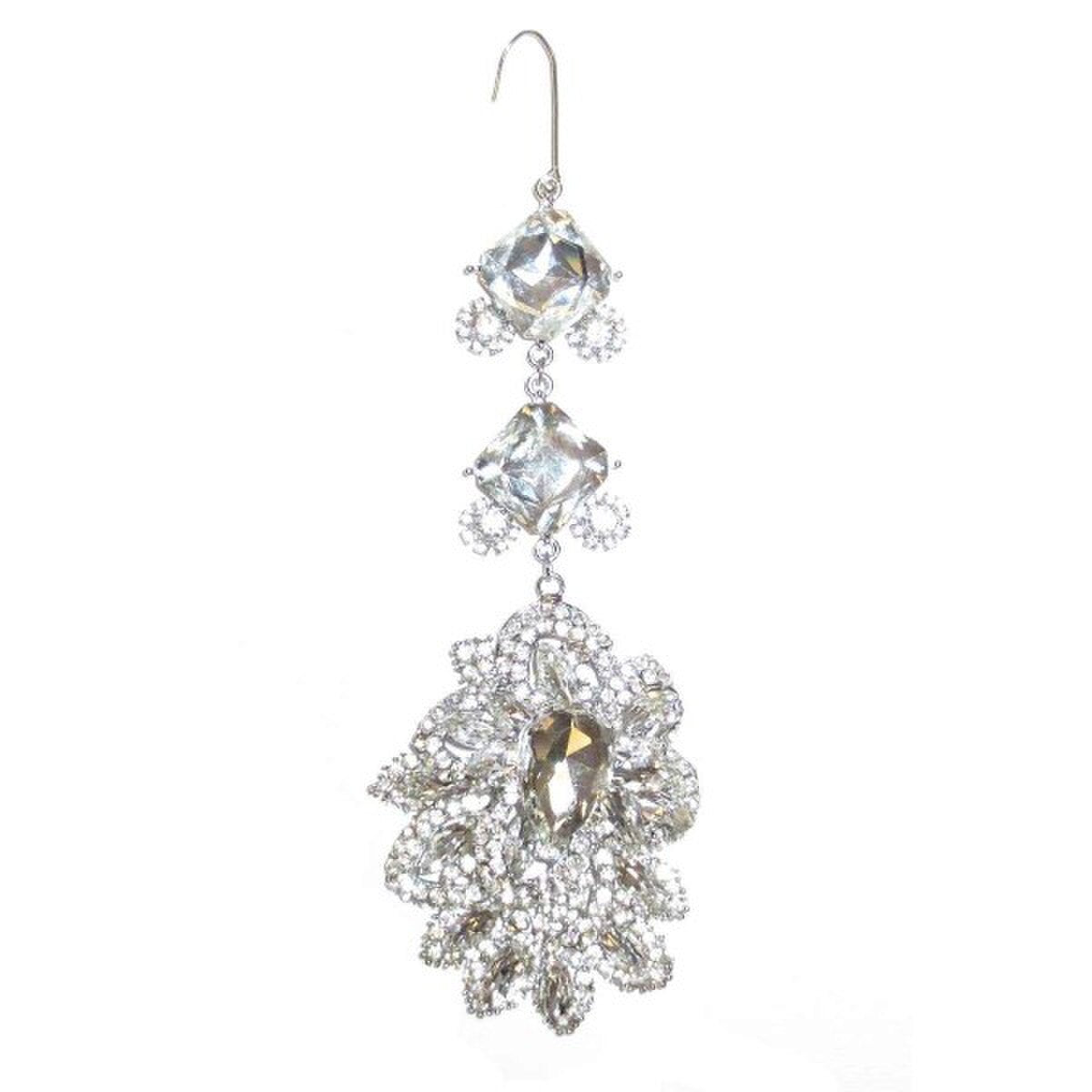 Silver jeweled holiday decor for holiday decorating
