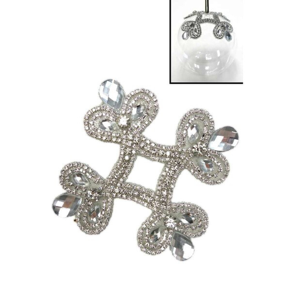 4" Silver Gem Collar