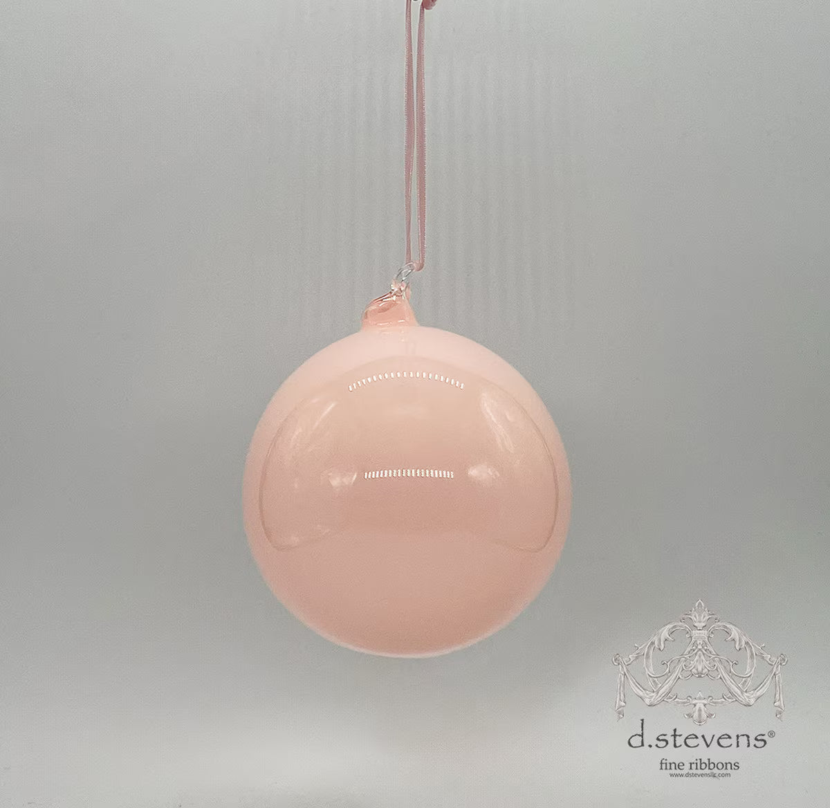 5" Pink Glass Ball Ornament
