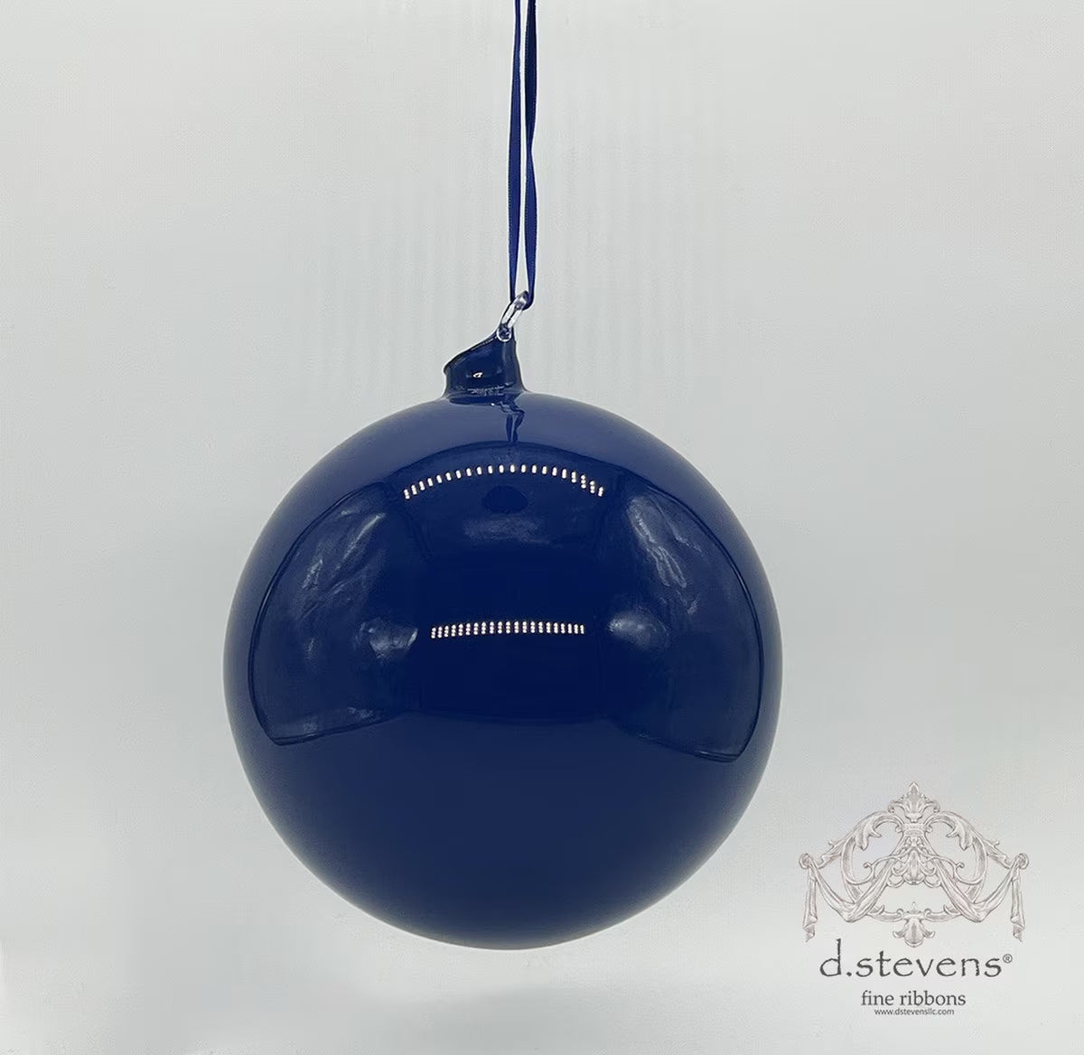 5" Cobalt Glass Ball Ornament