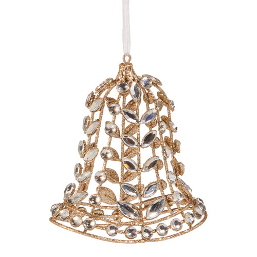 5" Jeweled Bell Ornament