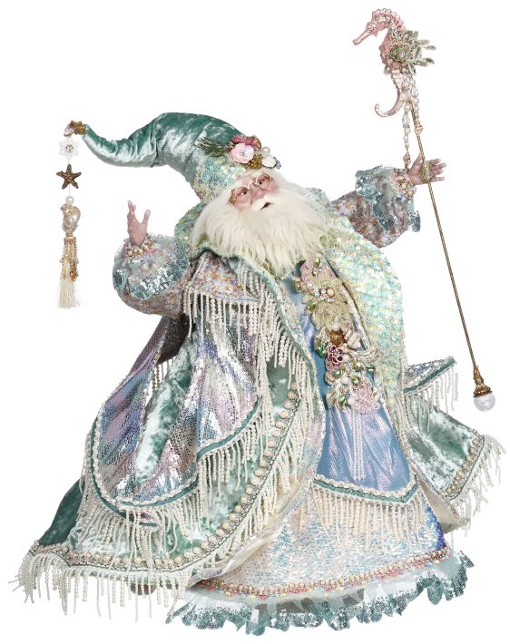 24" Jewels Of The Sea Santa