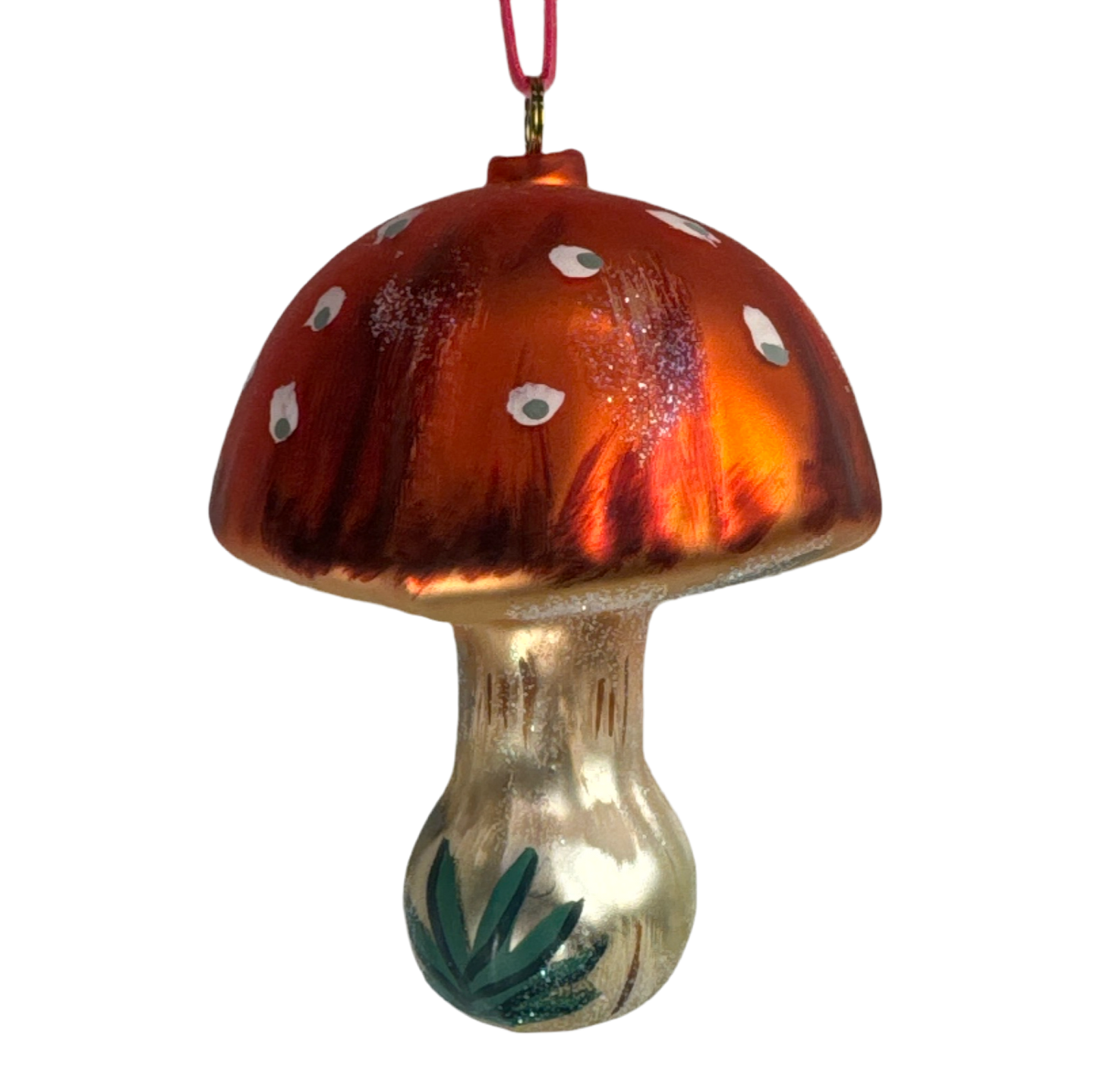 3.5" Glass Mushroom