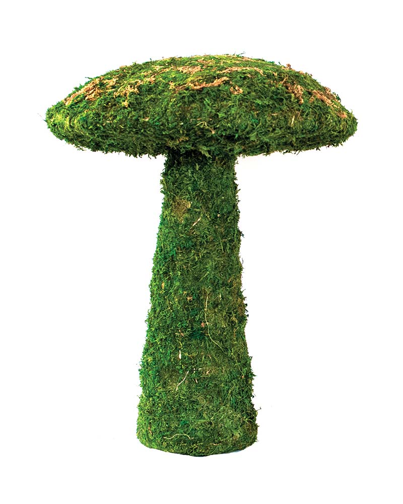 21" Moss Mushroom