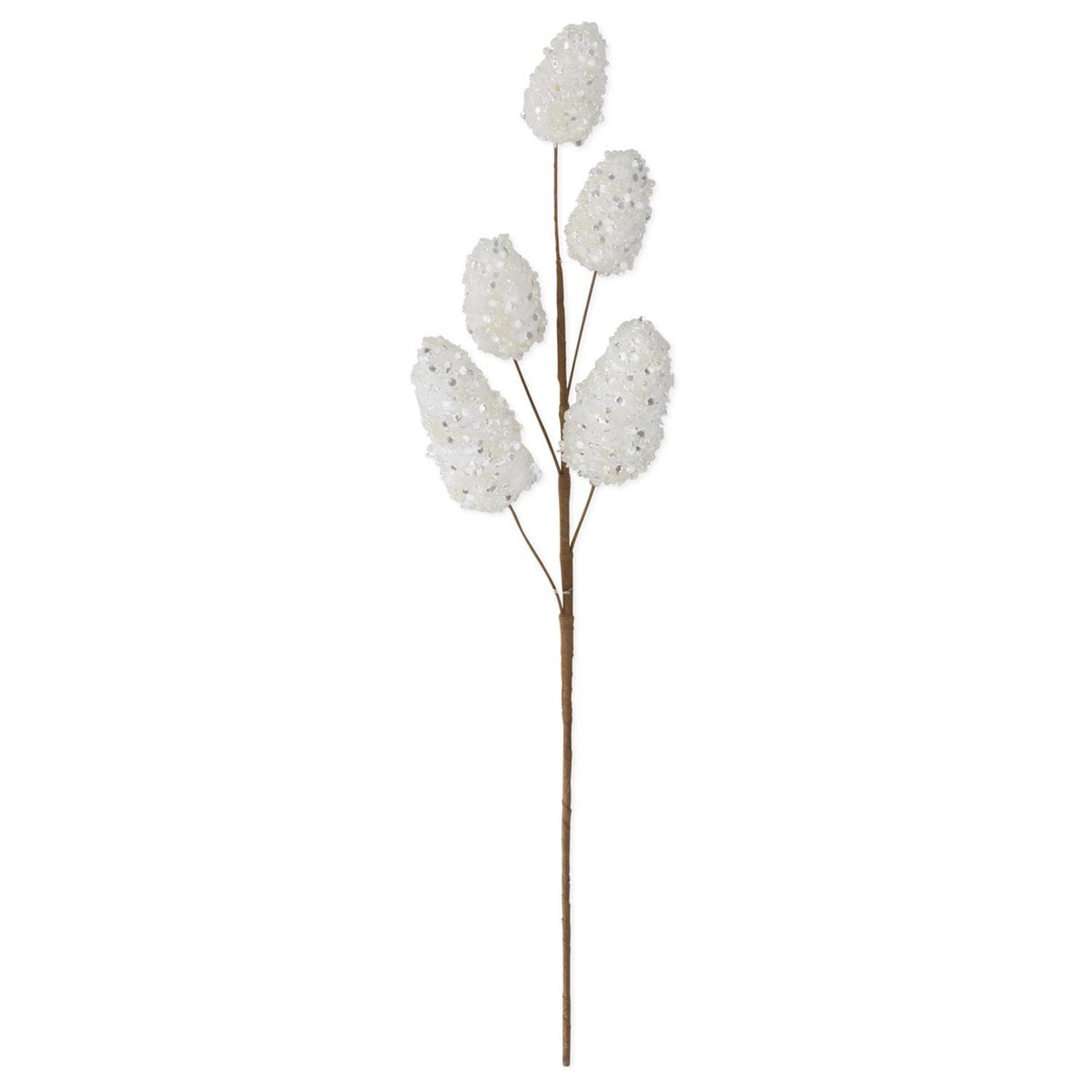 Pearl cone glitter spray with a luminous finish.