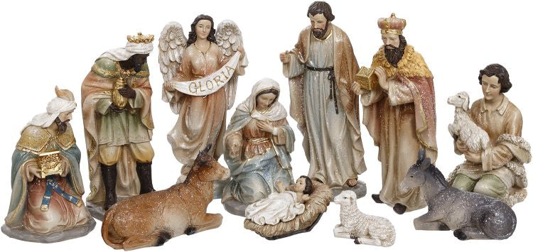 nativity set for holiday decorating