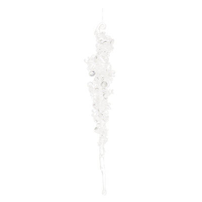 10" Icicle Swirl Ornament