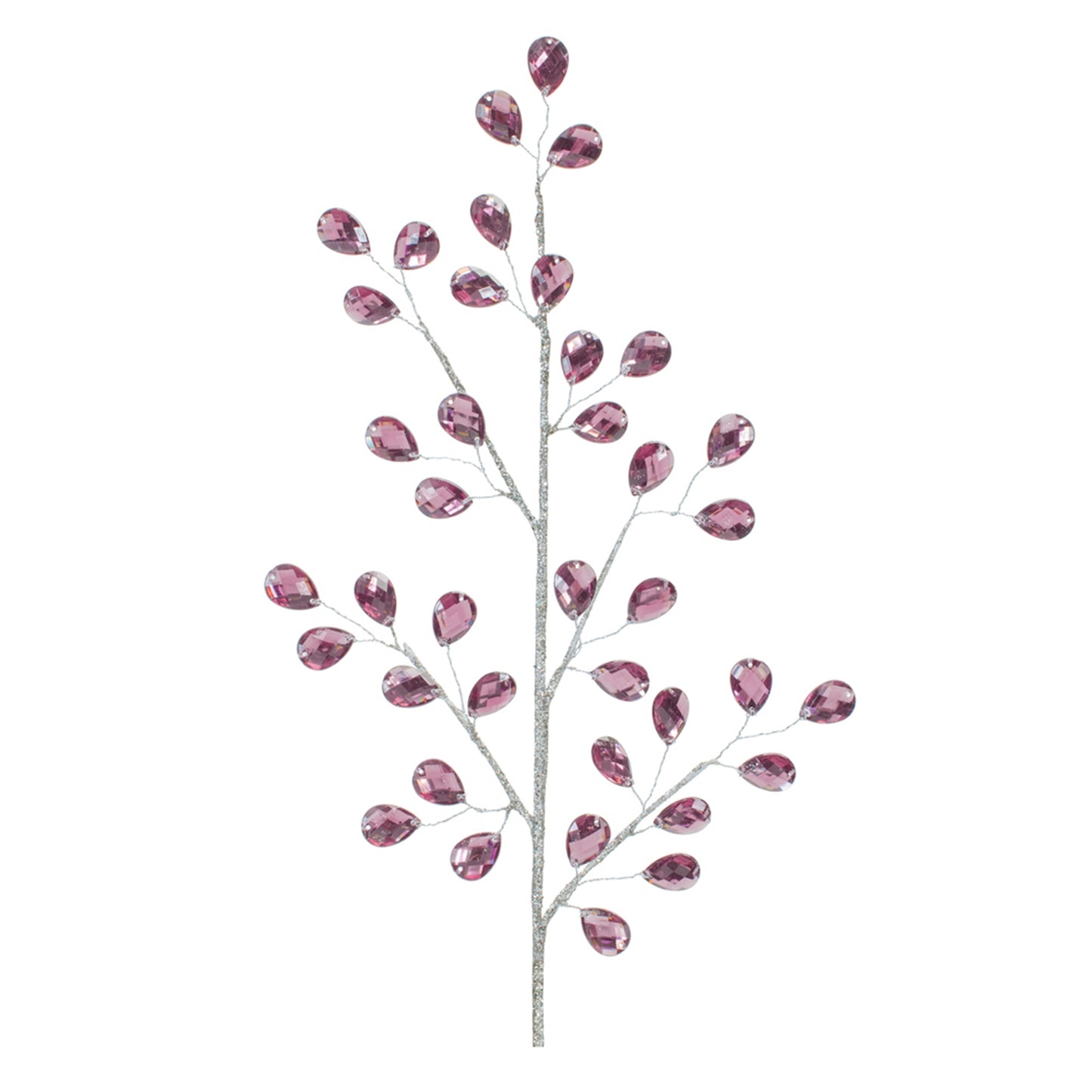 26" Pink Beaded Spray