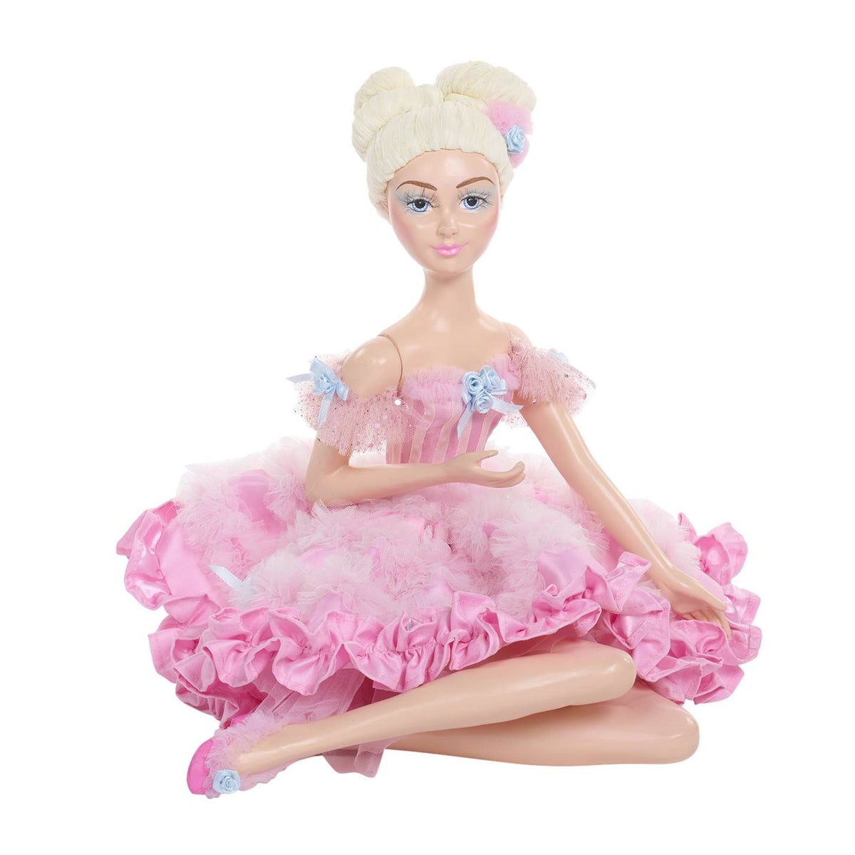 46cm Cotton Candy Carnival Sitting Doll w/ Box Pink