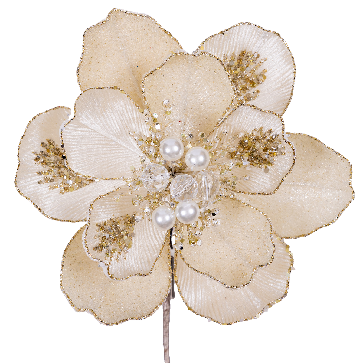 10" Magnolia White Clip