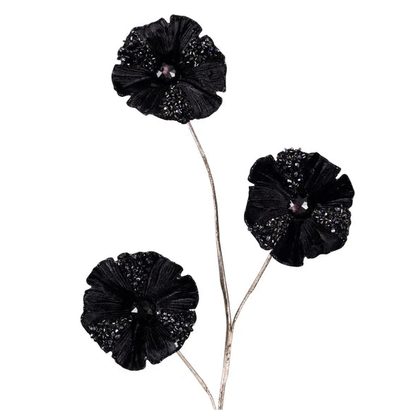 26" Black Trumpet Plush Pick