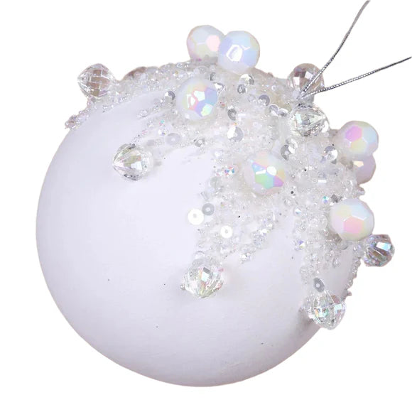 5" White Magical Ornament