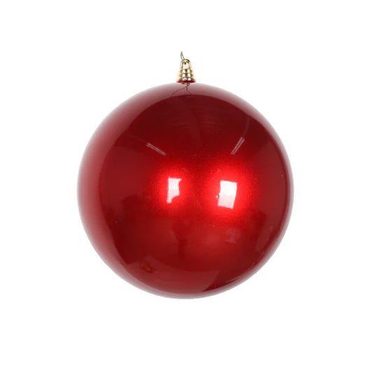 Candy Apple Plastic Ball Ornament