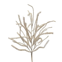 31" Spray Tinsel Tussled Champagne