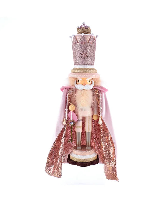 19" King Pink Hollywood Nutcracker