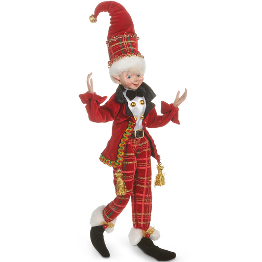 18" Home For The Holidays Posable Elf