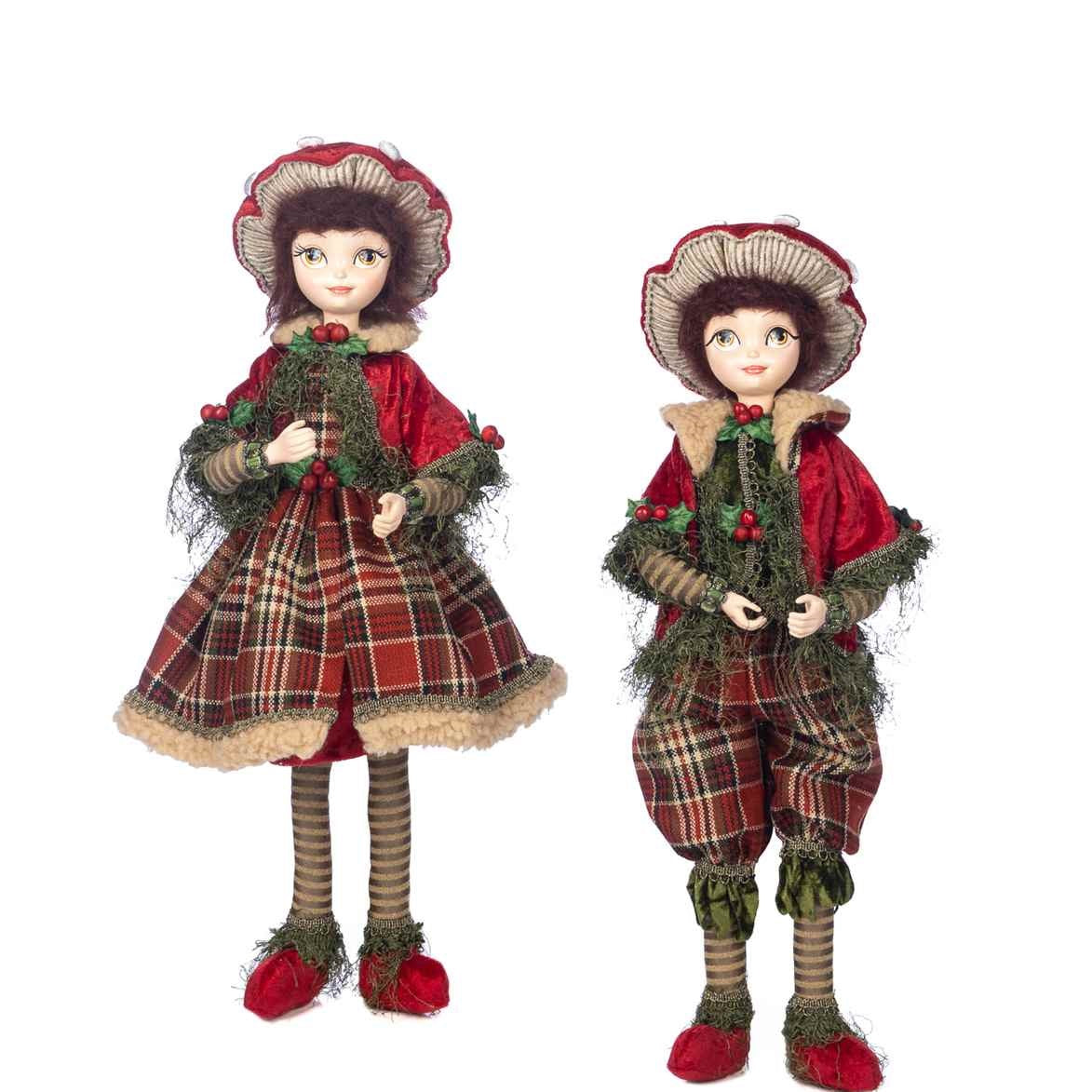 47cm Woodland Mushroom Doll Red Green