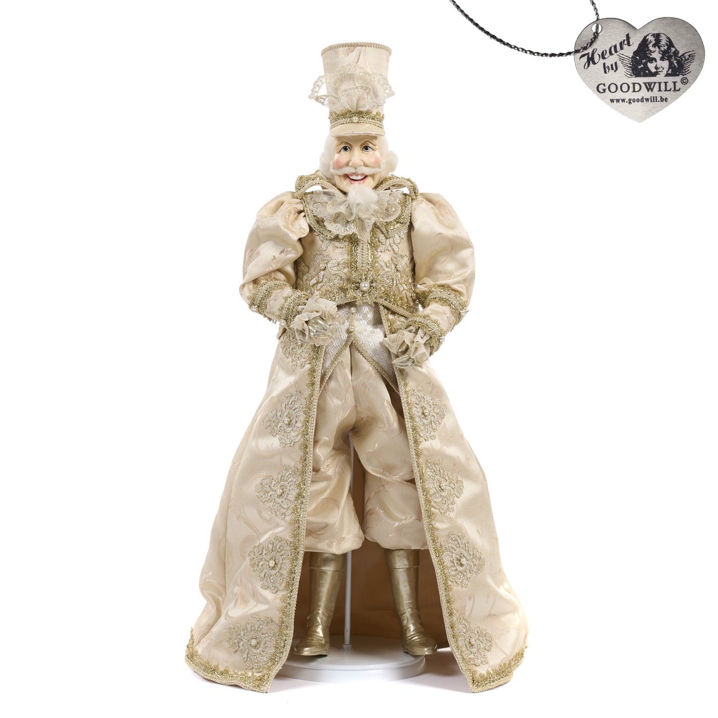 90cm Nutcracker Doll Cream Gold