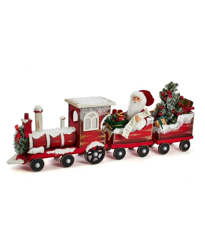 30" Santa Train Set