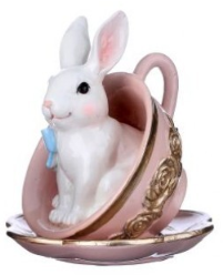 5.5" Teacup Bunny Pink