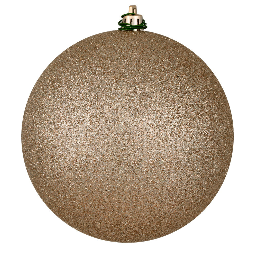 5" Oat Glitter Ball Ornament
