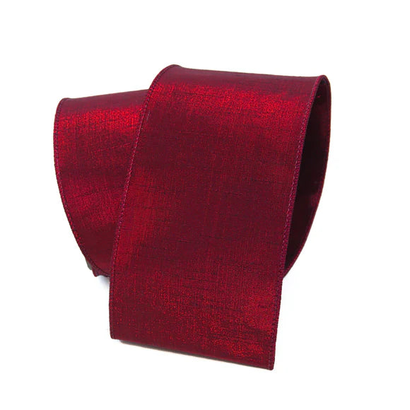 4"x10Y Ruby Luster Ribbon