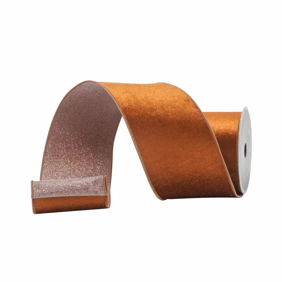 4"x10Y Pecan Plush Stardust