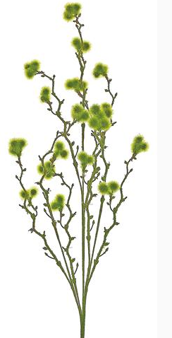 39" Moss Ball Branch Green