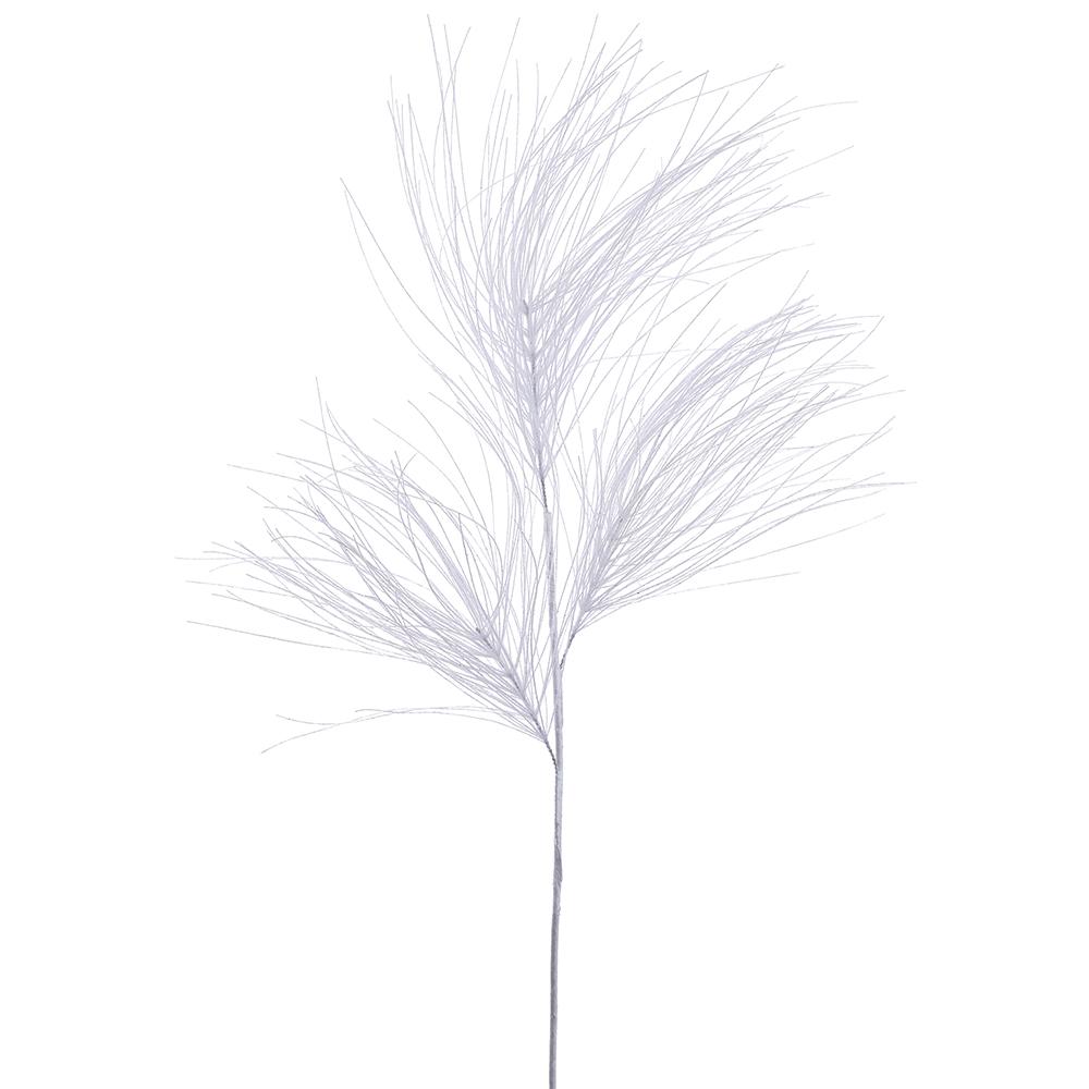 42" Lone Pine Glittered Spray White