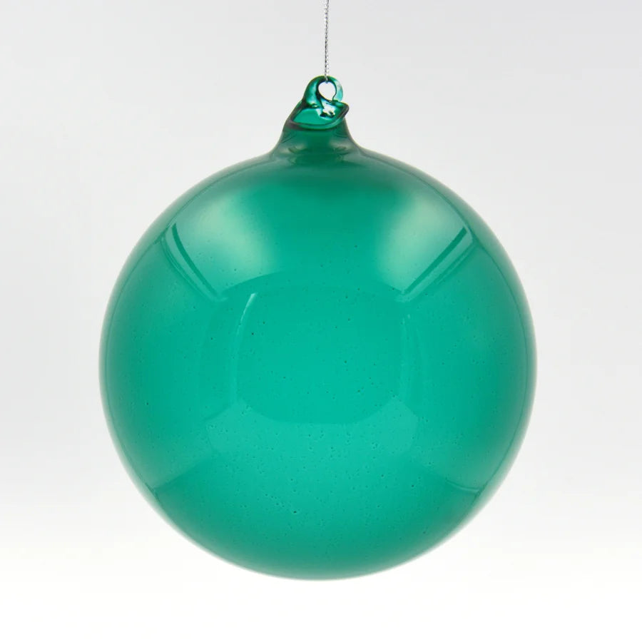 6" Lichen Glass Ball Ornament