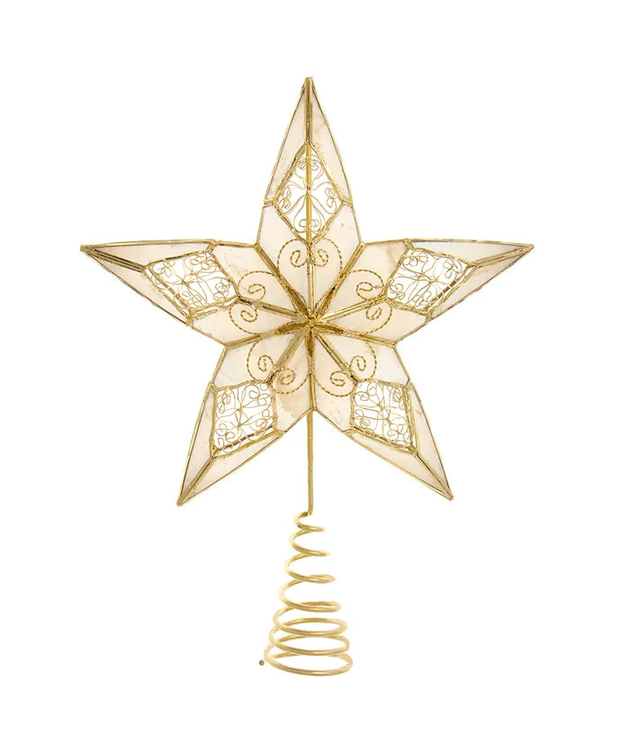 10" Tree Topper Gold