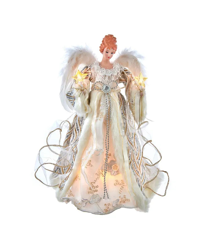 14" LED Angel Treetop White