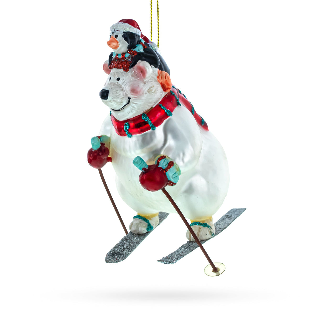 16" Penguin Skiing