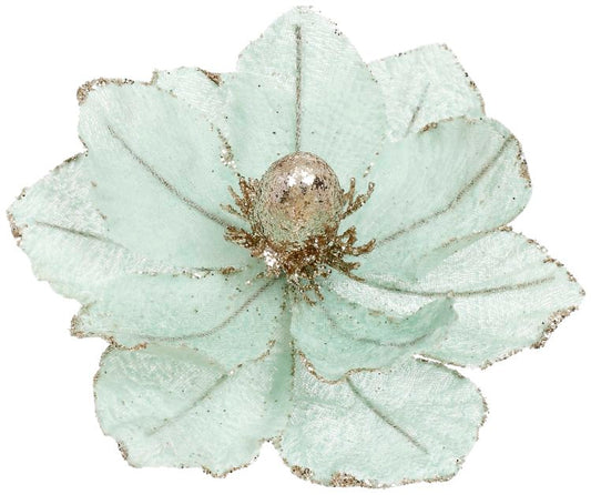 6" Turquoise Magnolia w/ Clip