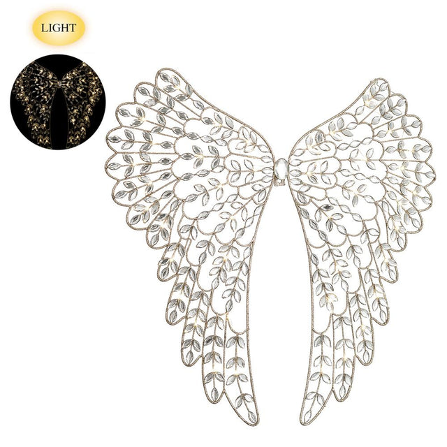 Clear rhinestone figurine for holiday decorating