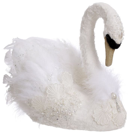 12" Swan White