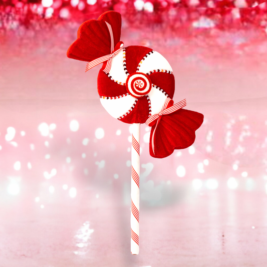 21.5" Peppermint Candy Pick
