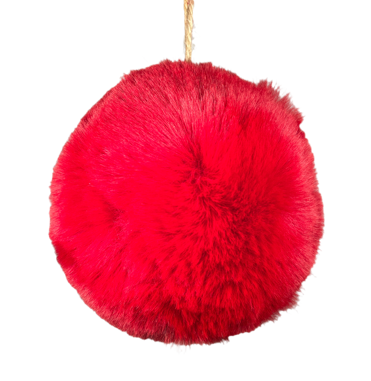 Red ornament for holiday decorating