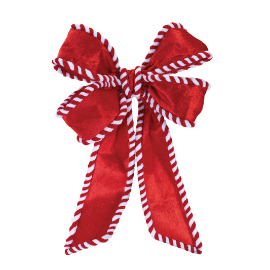 14" Peppermint Bow