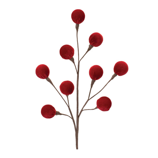 23" Red Pod Spray