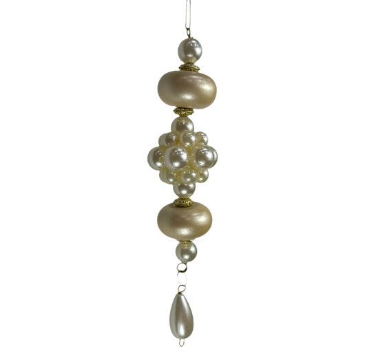 7" Ornament Pearl Drop