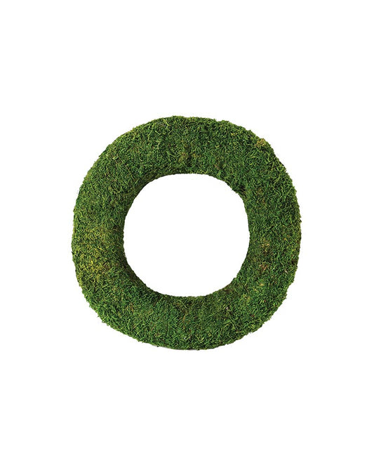 12" Moss Wreath Natural