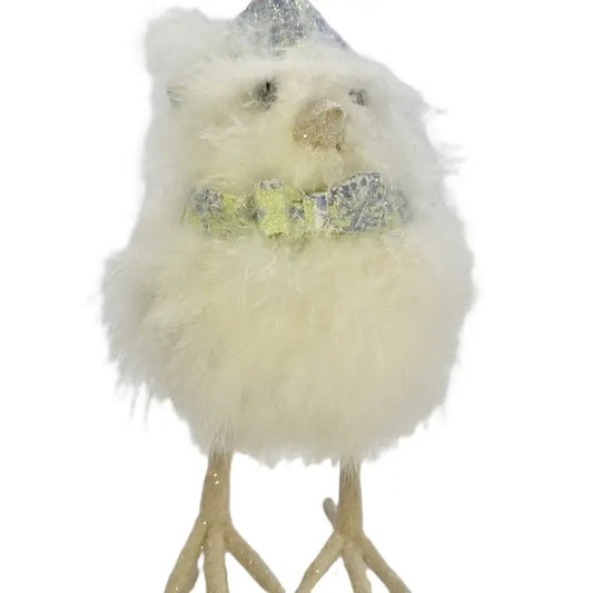 10" White Chick w/ Lime Hat