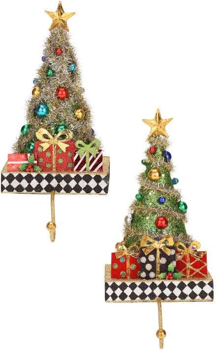 9" Stocking Holder Christmas Tree