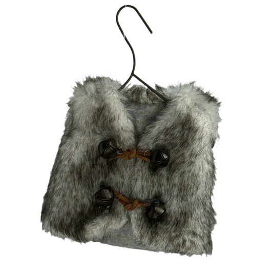 4" Fur Vest Hanger