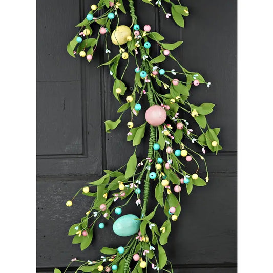 4' Garland Easter Egg