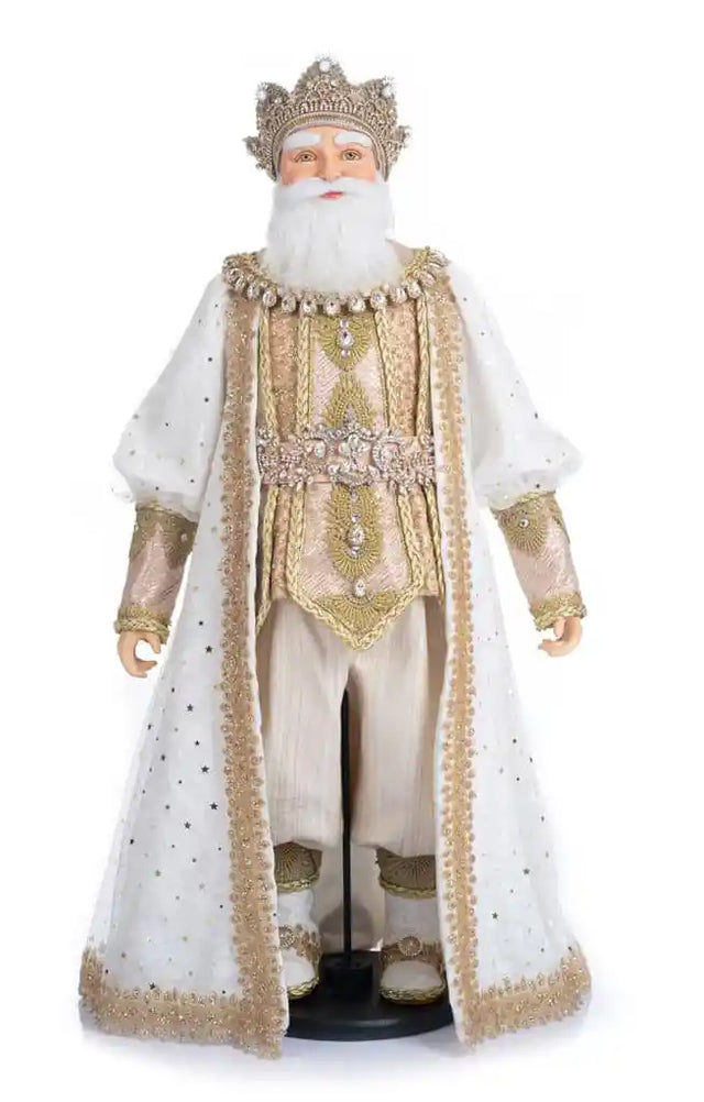 Santa celestial figurine, 34 inch, for Christmas decorating