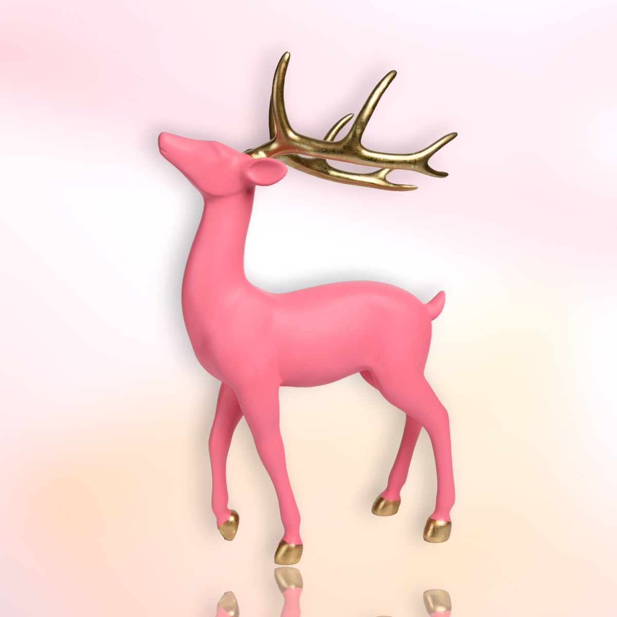 17" Deer Pink Gold