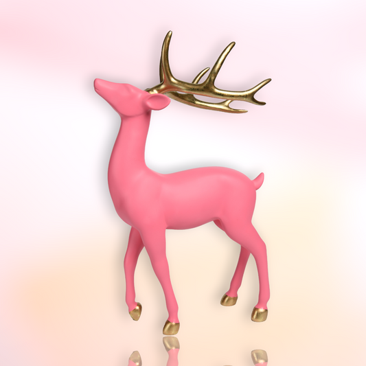 17" Deer Pink Gold